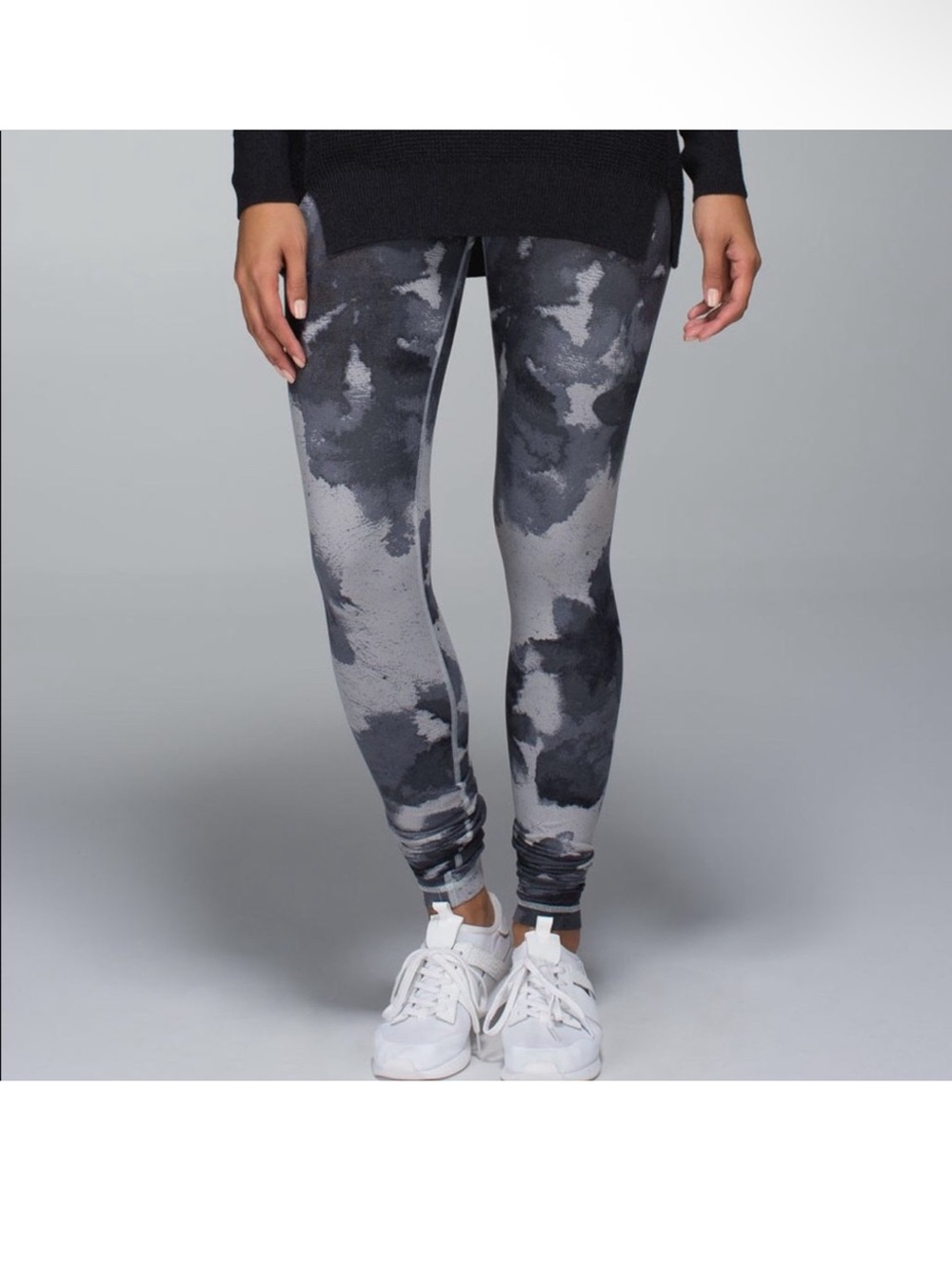 Lululemon Wunder Under Silver Spoon Leggings Size 4